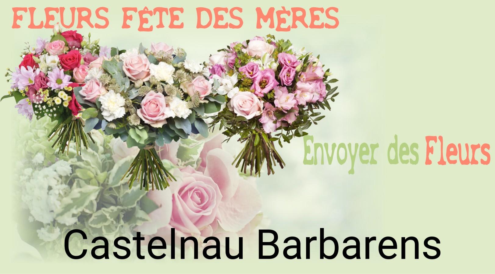 Bouquet de Fête des Mères livré à Castelnau-Barbarens