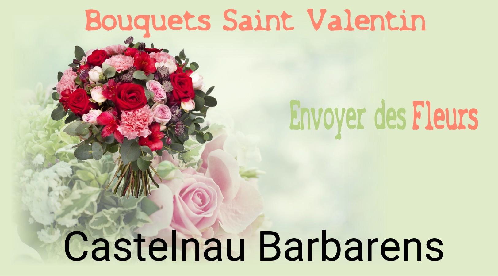 Roses de Saint-Valentin livrées à Castelnau-Barbarens
